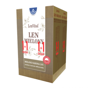 Oleofarm Len mielony (siemię lniane) 200g+200g - Studio Zielarskie
