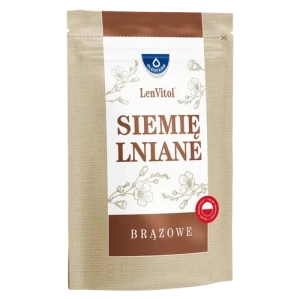 Oleofarm Len brązowy (siemię lniane) nasiona 450g - Studio Zielarskie