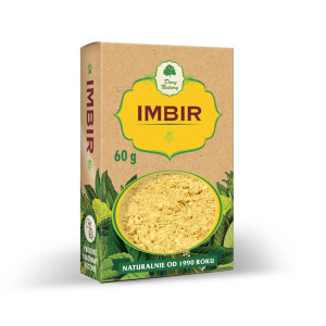 DARY NATURY Imbir w proszku 60g - Studio Zielarskie