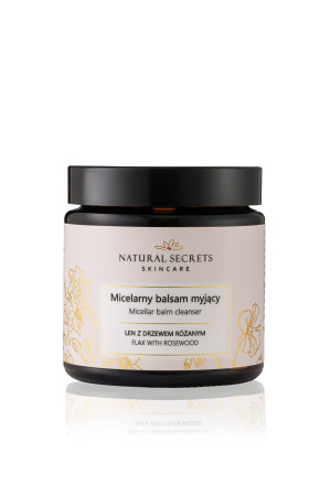 NATURAL SECRETS Micelarny balsam myjący do demakijażu 100ml - Studio Zielarskie
