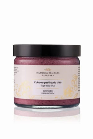 NATURAL SECRETS Peeling do ciała Kwiat wiśni 250ml - Studio Zielarskie