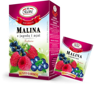 MALWA malina z jagodą i acai 20 saszetek - Studio Zielarskie