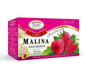 MALWA Herbata malinowa 20 saszetek - Studio Zielarskie