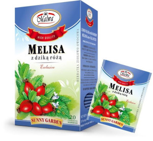 MALWA Melisa z różą 20 saszetek - Studio Zielarskie