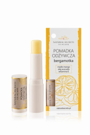 NATURAL SECRETS Pomadka bergamotka 3,5g - Studio Zielarskie