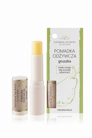 NATURAL SECRETS Pomadka gruszka 3,5g - Studio Zielarskie