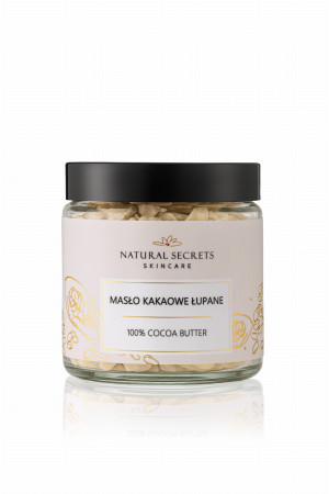 NATURAL SECRETS Masło kakaowe łupane 50g - Studio Zielarskie