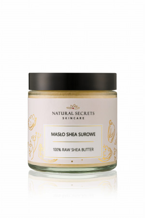 NATURAL SECRETS Masło Shea surowe 100g - Studio Zielarskie