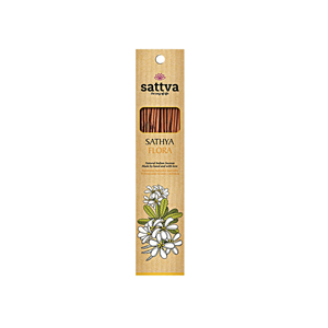 SATTVA Kadzidła SATHYA FLORA 15 sztuk - Studio Zielarskie