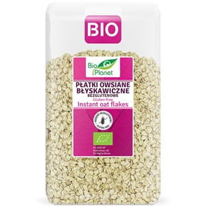 BIO PLANET Płatki owsiane błyskawiczne bezglutenowe 600g - Studio Zielarskie