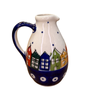 Butelka domki Ceramika Bolesławiec 150 ml - Studio Zielarskie