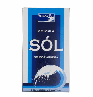 SOLANA PAG Sól morska gruba 1kg - Studio Zielarskie