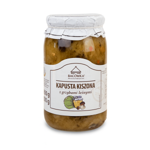 BACÓWKA Kapusta kiszona z grzybami leśnymi 850g - Studio Zielarskie