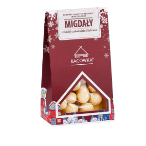 BACÓWKA Migdały w białej czekoladzie z kokosem 100g - Studio Zielarskie