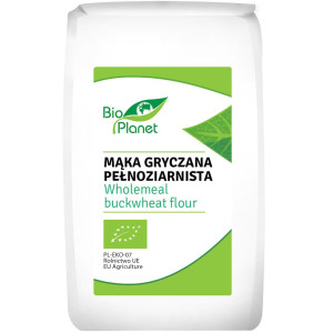 BIO PLANET Mąka gryczana pełnoziarnista Bio 500g - Studio Zielarskie