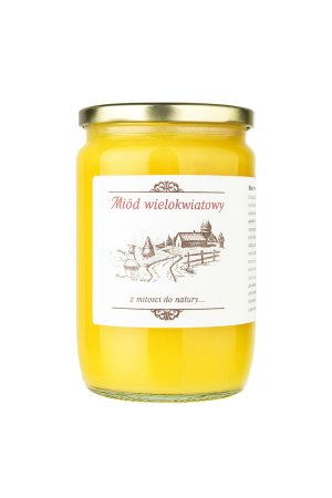SŁODKA KRAINA Miód wielokwiatowy 1kg - Studio Zielarskie