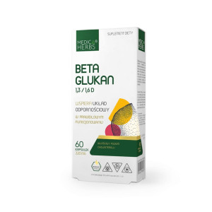 MEDICA HERBS Beta Glucan 320 mg 60 kapsułek - Studio Zielarskie