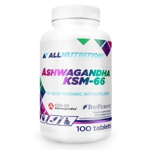 ALLNUTRITION Ashwagandha KSM-66 100 tabletek - Studio Zielarskie