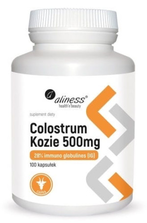ALINESS Colostrum kozie 100 kapsułek - Studio Zielarskie