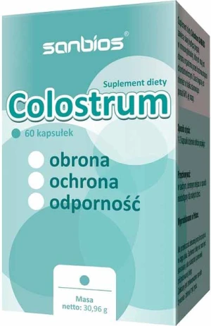 Sanbios Colostrum 60 kapsułek - Studio Zielarskie