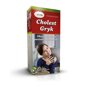 Zioła na cholesterol. MIR-LEK Cholest-Gryk 60 saszetek