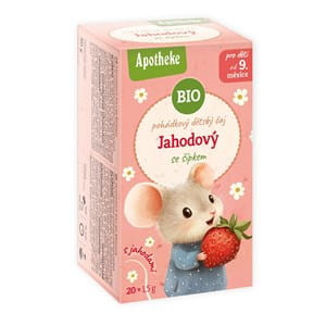 APOTHEKE Herbatka Bajkowa Róża, rokitnik, truskawka BIO 20 saszetek - Studio Zielarskie