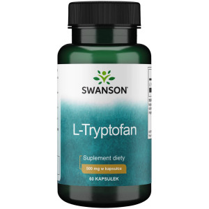 SWANSON L-Tryptofan 500mg 60 kapsułek - Studio Zielarskie