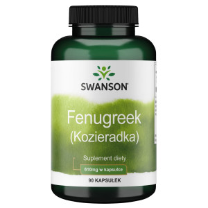 SWANSON Kozieradka (Fenugreek) 610mg 90 kapsułek - Studio Zielarskie