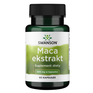 SWANSON Maca Ekstrakt 500mg 60 kapsułek - Studio Zielarskie