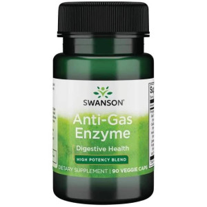 SWANSON Anti-Gas Enzyme 90 kapsułek - Studio Zielarskie