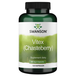 SWANSON Vitex Chasteberry (Niepokalanek) 120 kapsułek - Studio Zielarskie