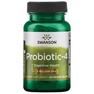 SWANSON Probiotic4 3mld (probiotyki) 60 kapsułek - Studio Zielarskie