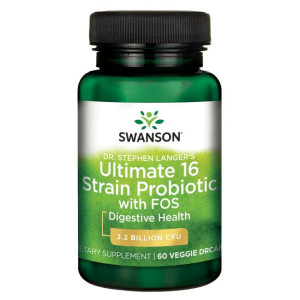 Swanson Ultimate 16 strain formula (probiotyki) 60 kapsułek - Studio Zielarskie