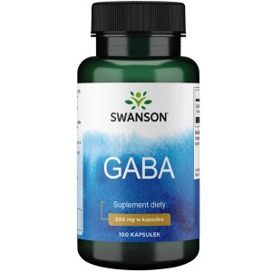 SWANSON GABA 500mg 100 kapsułek - Studio Zielarskie
