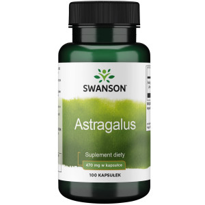 SWANSON Astragalus 470mg 100 kapsułek - Studio Zielarskie
