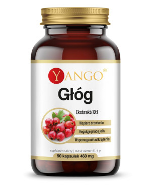 YANGO Głóg 90 kapsułek - Studio Zielarskie