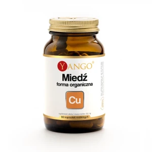 YANGO Miedź forma organiczna 90 kapsułek - Studio Zielarskie