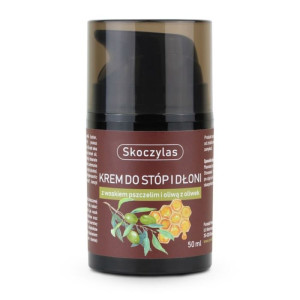 SKOCZYLAS Krem stopy + dłonie wosk + oliwa 50 ml - Studio Zielarskie