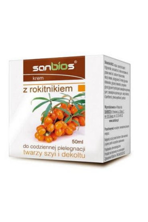 Sanbios Krem z rokitnikiem 50 ml - Studio Zielarskie