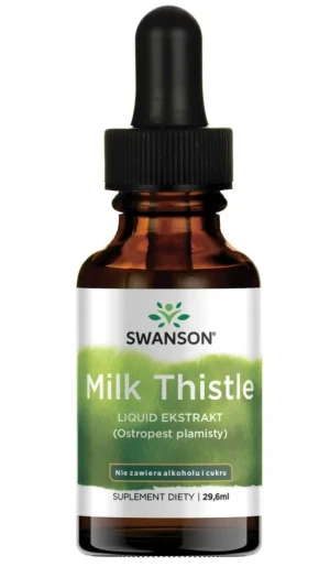 SWANSON Milk Thistle Liquid Extract 29,6 ml - Studio Zielarskie