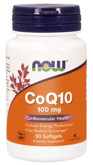 Now Foods Koenzym Q10 100 mg 50 kapsułek - Studio Zielarskie