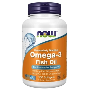 Now Foods Omega 3 Fish Oil 100 kapsułek - Studio Zielarskie