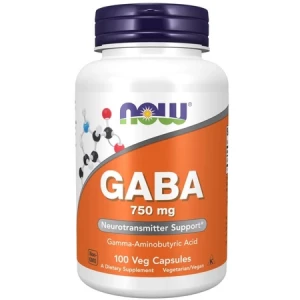 Now Foods GABA 750 mg 100 kapsułek - Studio Zielarskie