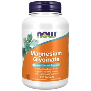 Now Foods Magnesium Glycinate 180 tabletek - Studio Zielarskie