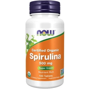 Now Foods Spirulina 500 mg 100 tabletek - Studio Zielarskie