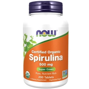 Now Foods Spirulina 500 mg 200 tabletek - Studio Zielarskie