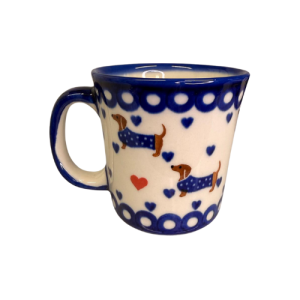 Kubek Jan jamniki Ceramika Bolesławiec 371 ml - Studio Zielarskie