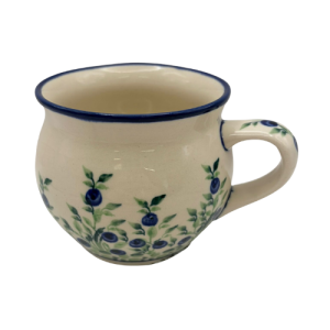 Kubek borówki D-1208 Bolesławiec 300 ml - Studio Zielarskie