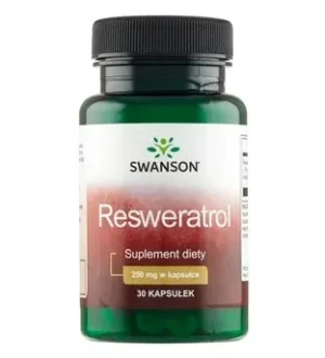 SWANSON Resweratrol 250 mg 30 kapsułek - Studio Zielarskie
