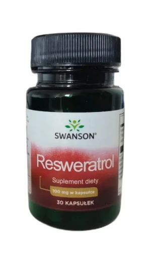 SWANSON Resveratrol 100 mg 30 kapsułek - Studio Zielarskie